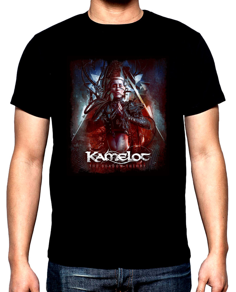 T-SHIRTS Kamelot , The shadow theory, men's  t-shirt, 100% cotton, S to 5XL